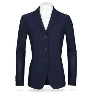 R.J. Classics Girls’ Harmony Jr. Mesh Show Coat Jacket Riding Equestrian Navy 14